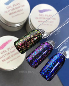 Gel Play Miami Glitter Shifter Heat